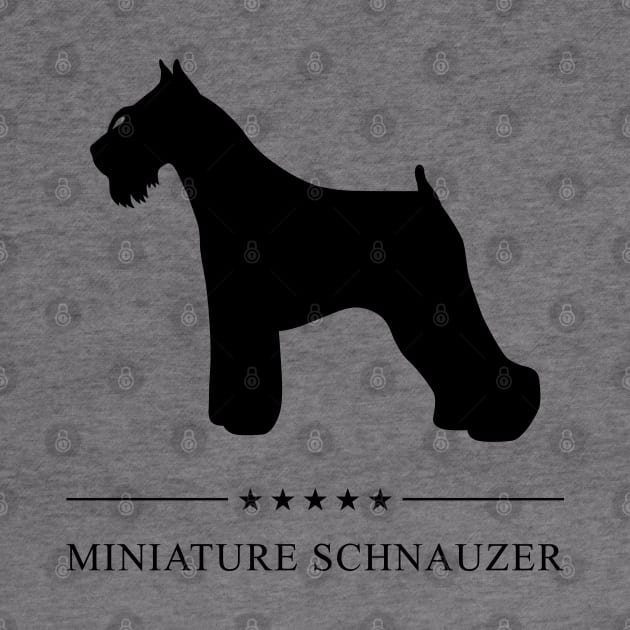 Miniature Schnauzer Black Silhouette by millersye